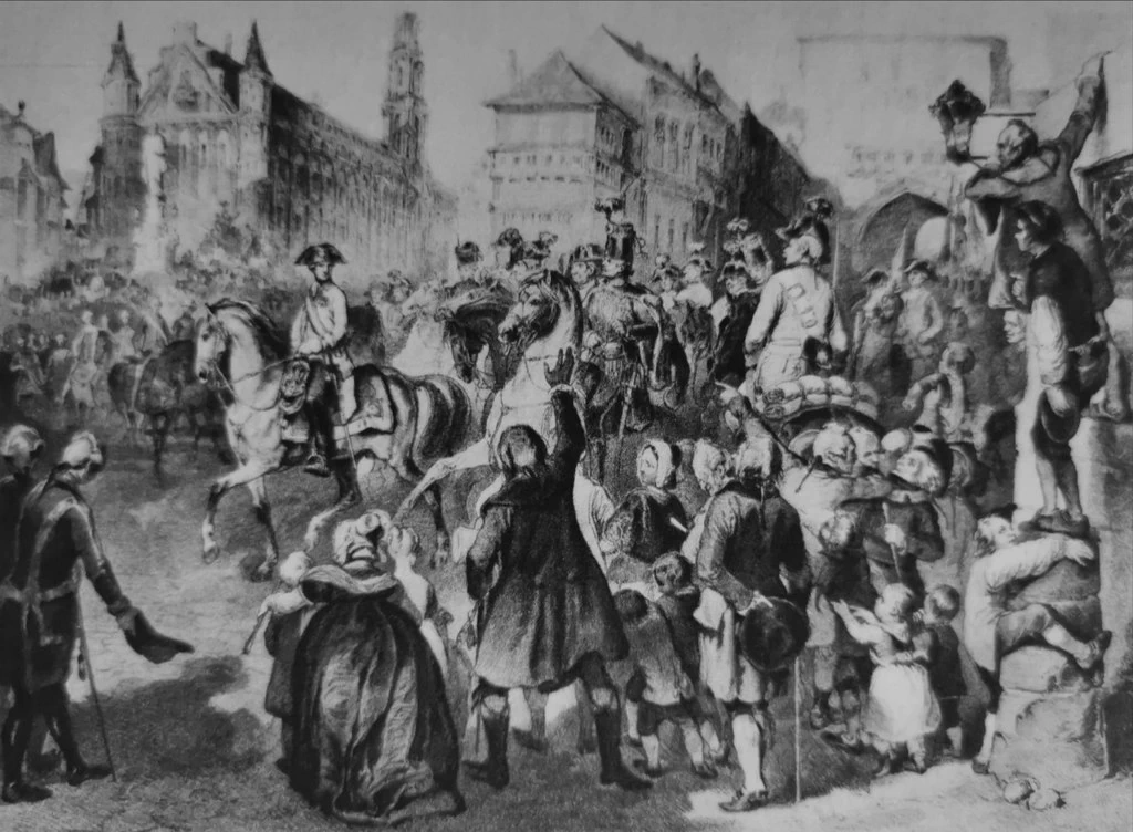 Peter Johann Nepomuk Geiger - Ingresso dell'arciduca Carlo a Bruxelles il 26 marzo 1793